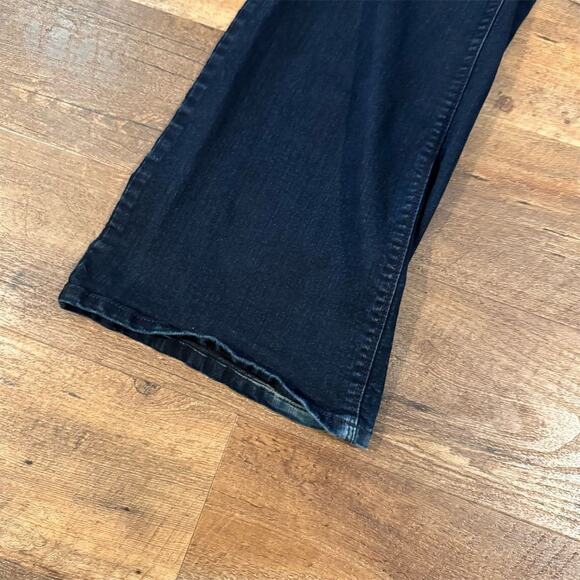 Liz Claiborne Plus Size 22W Blue Bootcut Dark Wash Jeans Western Horsegirl READ - Picture 3 of 11